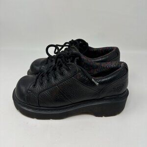Dr. Martens Vintage Keani Black Platform Chunky Shoes Size 7